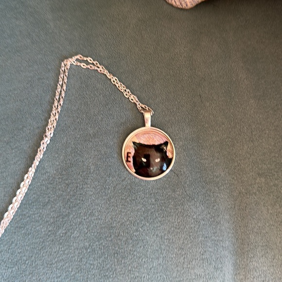 Black Cat Necklace Charm - Picture 6 of 8